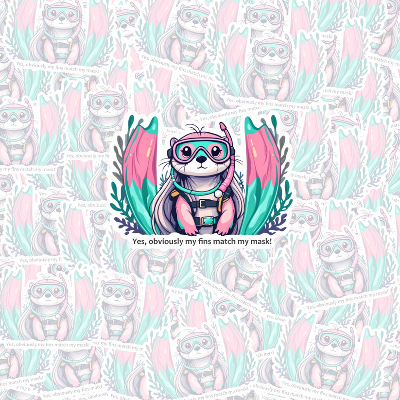 Yes, my fins match my mask!